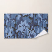 Blue Camouflage, Militär, Armee Badhandtuch Set (Handtuch)