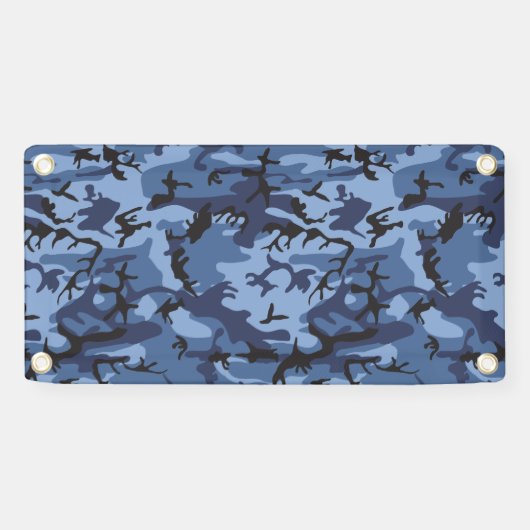 Blue Camouflage, Militär, Armee Banner (Horizontal)