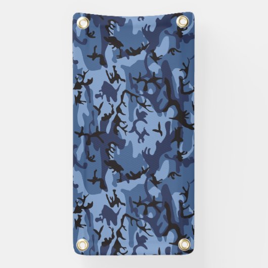 Blue Camouflage, Militär, Armee Banner (Vertikal)