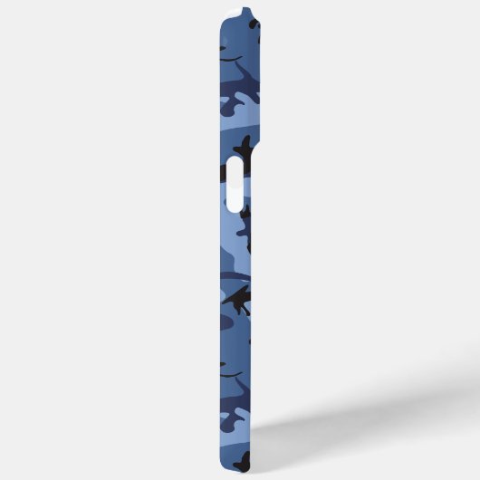 Blue Camouflage, Militär, Armee Case-Mate iPhone Hülle (Rückseite / Rechts)