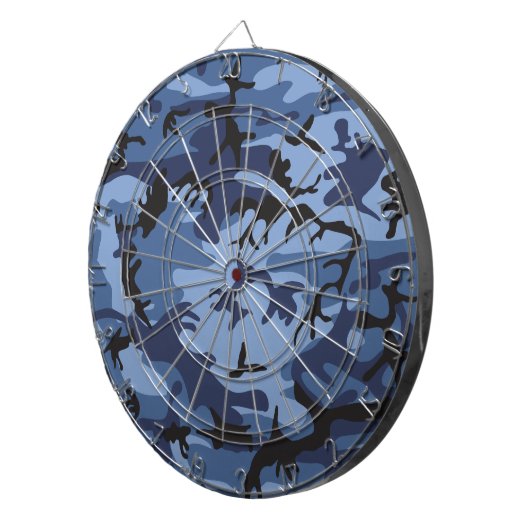 Blue Camouflage, Militär, Armee Dartscheibe (Vorderseite rechts)
