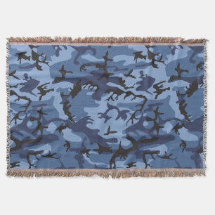 Blue Camouflage, Militär, Armee Decke