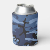 Blue Camouflage, Militär, Armee Dosenkühler (Kanne Vorderseite)