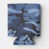 Blue Camouflage, Militär, Armee Dosenkühler (Vorderseite)