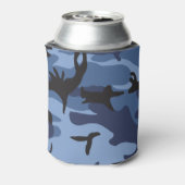 Blue Camouflage, Militär, Armee Dosenkühler (Kanne Rückseite)