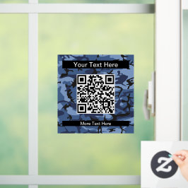 Blue Camouflage, Militär, Armee Fensteraufkleber