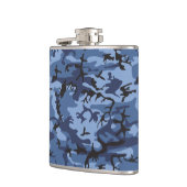 Blue Camouflage, Militär, Armee Flachmann (Links)