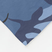 Blue Camouflage, Militär, Armee Fleecedecke (Ecke)
