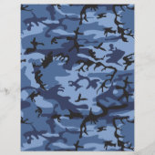 Blue Camouflage, Militär, Armee Flyer (Hinten)