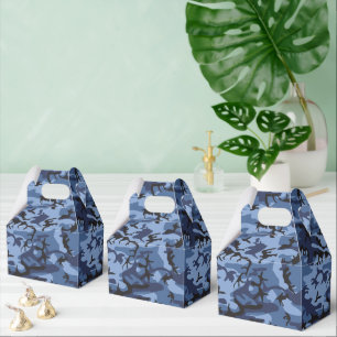 Blue Camouflage, Militär, Armee Geschenkschachtel