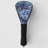 Blue Camouflage, Militär, Armee Golf Headcover (Vorderseite)