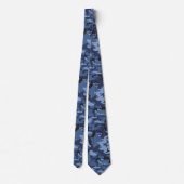 Blue Camouflage, Militär, Armee Krawatte (Rückseite)