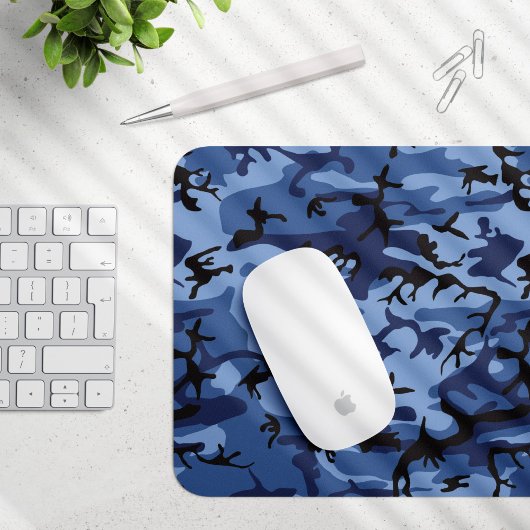Blue Camouflage, Militär, Armee Mousepad