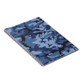 Blue Camouflage, Militär, Armee Notizblock (Rechte Seite)