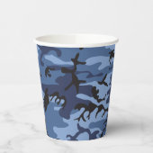 Blue Camouflage, Militär, Armee Pappbecher (Links)