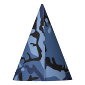 Blue Camouflage, Militär, Armee Partyhütchen (Rückseite)