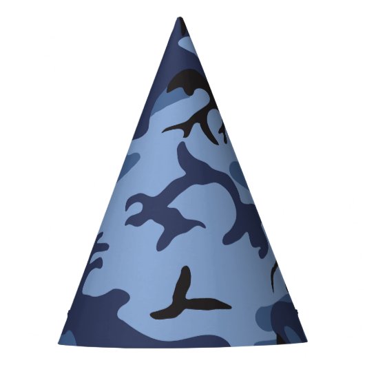 Blue Camouflage, Militär, Armee Partyhütchen (Vorderseite)