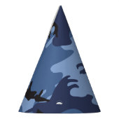 Blue Camouflage, Militär, Armee Partyhütchen (Links)