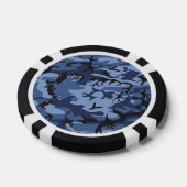 Blue Camouflage, Militär, Armee Pokerchips (Einzeln)