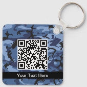 Blue Camouflage, Militär, Armee Schlüsselanhänger (Rückseite)