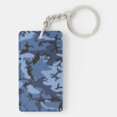 Blue Camouflage, Militär, Armee Schlüsselanhänger (Rückseite)