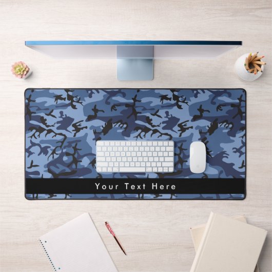 Blue Camouflage, Militär, Armee Schreibtischunterlage (Büro 1)