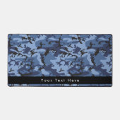 Blue Camouflage, Militär, Armee Schreibtischunterlage (Vorderseite)