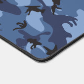 Blue Camouflage, Militär, Armee Schreibtischunterlage (Ecke)