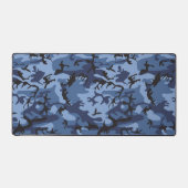 Blue Camouflage, Militär, Armee Schreibtischunterlage (Vorderseite)