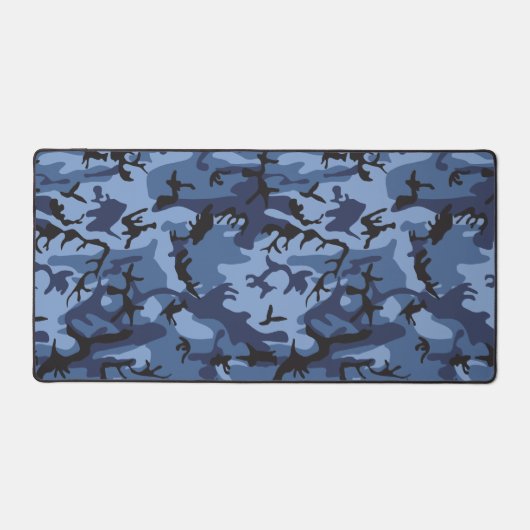 Blue Camouflage, Militär, Armee Schreibtischunterlage (Vorderseite)