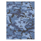 Blue Camouflage, Militär, Armee Tischdecke (Vorderseite)