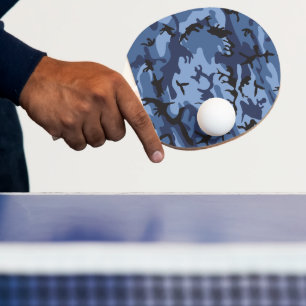 Blue Camouflage, Militär, Armee Tischtennis Schläger