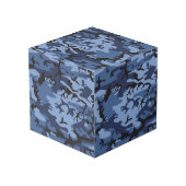 Blue Camouflage, Militär, Armee Würfel (Rückseite Schrägansicht)