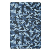 Blue Camouflage Mini Klemmbrett (Rückseite)