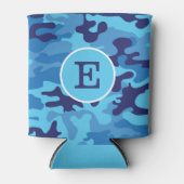 Blue Camouflage Monogram Dosenkühler (Vorderseite)