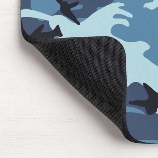 Blue Camouflage Mousepad (Ecke)