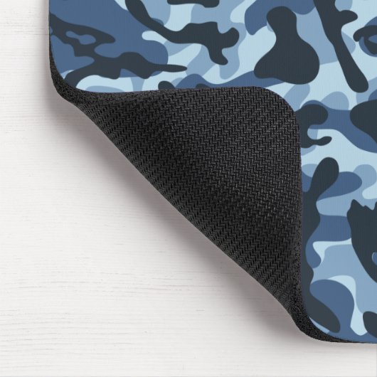 Blue Camouflage Mousepad (Ecke)