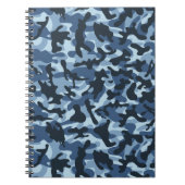 Blue Camouflage Notizblock (Vorderseite)