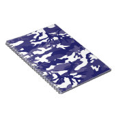 Blue Camouflage Notizblock (Rechte Seite)