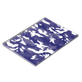 Blue Camouflage Notizblock (Linke Seite)