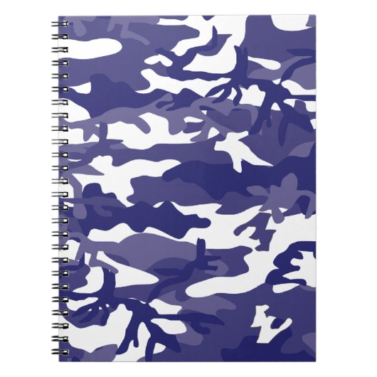 Blue Camouflage Notizblock (Vorderseite)