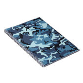 Blue Camouflage Notizblock (Rechte Seite)