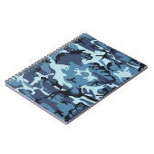 Blue Camouflage Notizblock (Linke Seite)