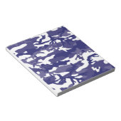 Blue Camouflage Notizblock (angewinkelt)