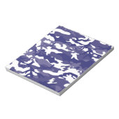 Blue Camouflage Notizblock (Rotiert)