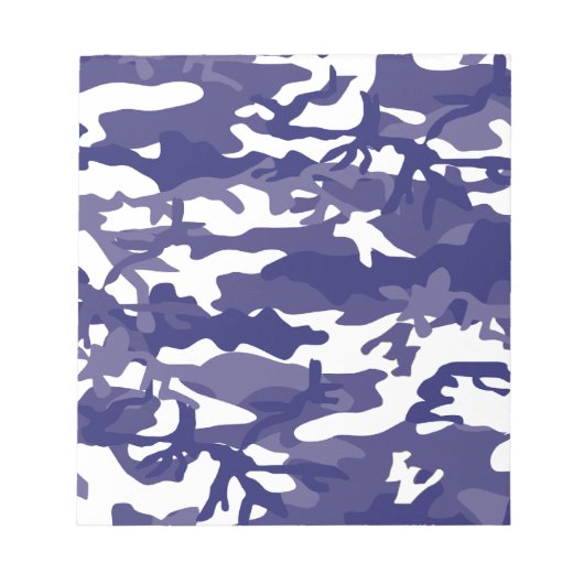 Blue Camouflage Notizblock (Vorderseite)