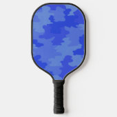 Blue Camouflage Pickleball Schläger (Vorderseite)