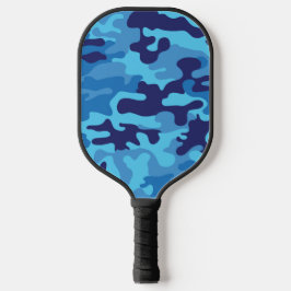 Blue Camouflage Pickleball Schläger