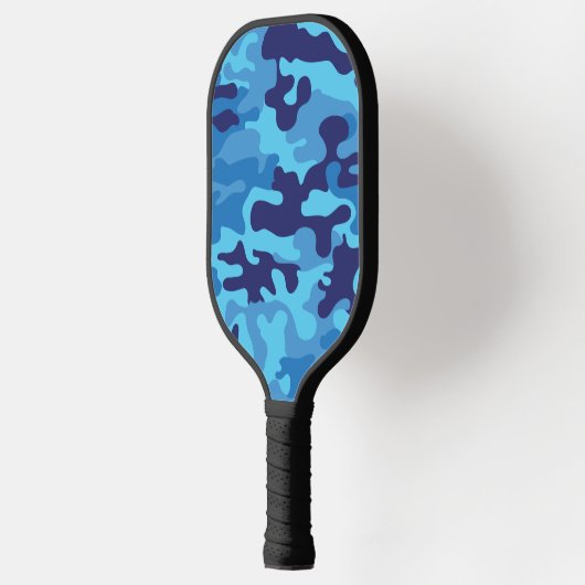 Blue Camouflage Pickleball Schläger (Links)