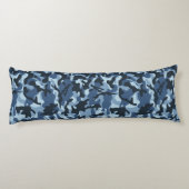 Blue Camouflage Seitenschläferkissen (Rückseite)